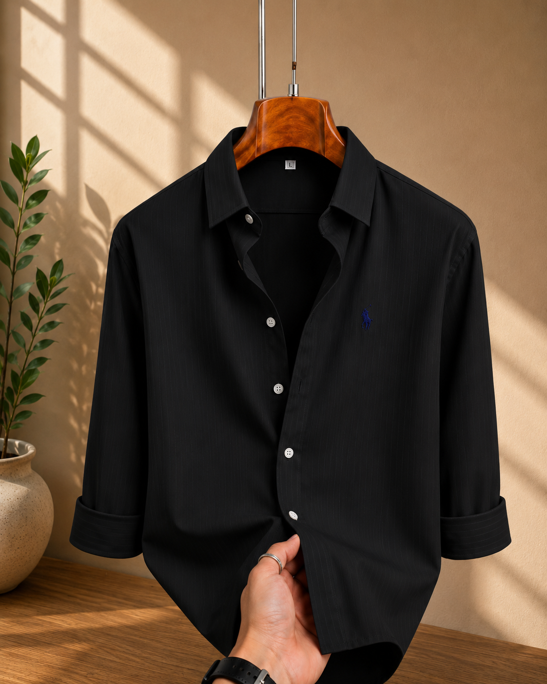 Thomas Scott Button Down Collar Slim Fit Cotton Casual shirt